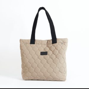 Calzados Furundarena - Bolsos - Acolchado shopper MAIXALA Mentha beige 01