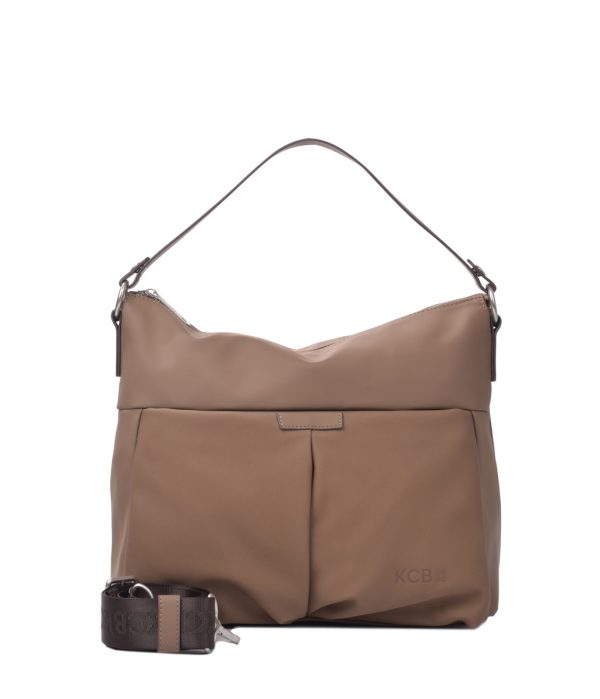 Calzados Furundarena - Bolsos - Bolso Hobo KCB taupe 01