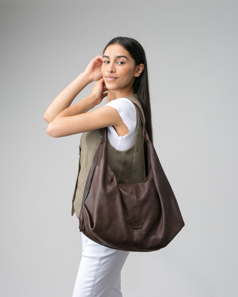 Bolso de hombro online marron