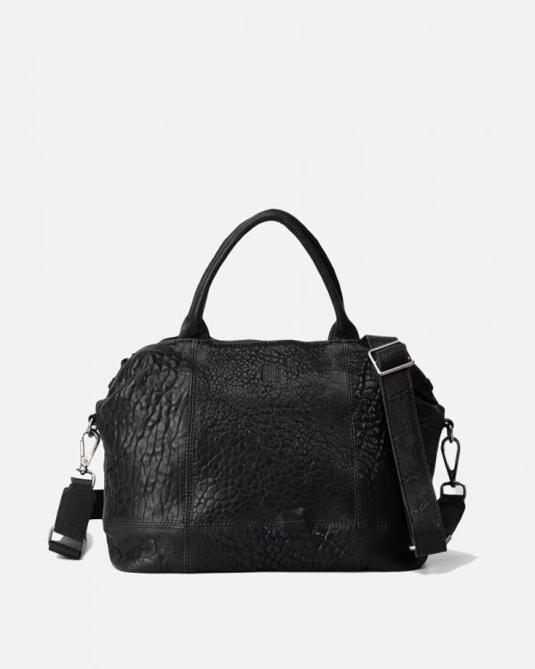 Calzados Furundarena -Bolsos - Bolsos mano piel -Franklin-piel-negro